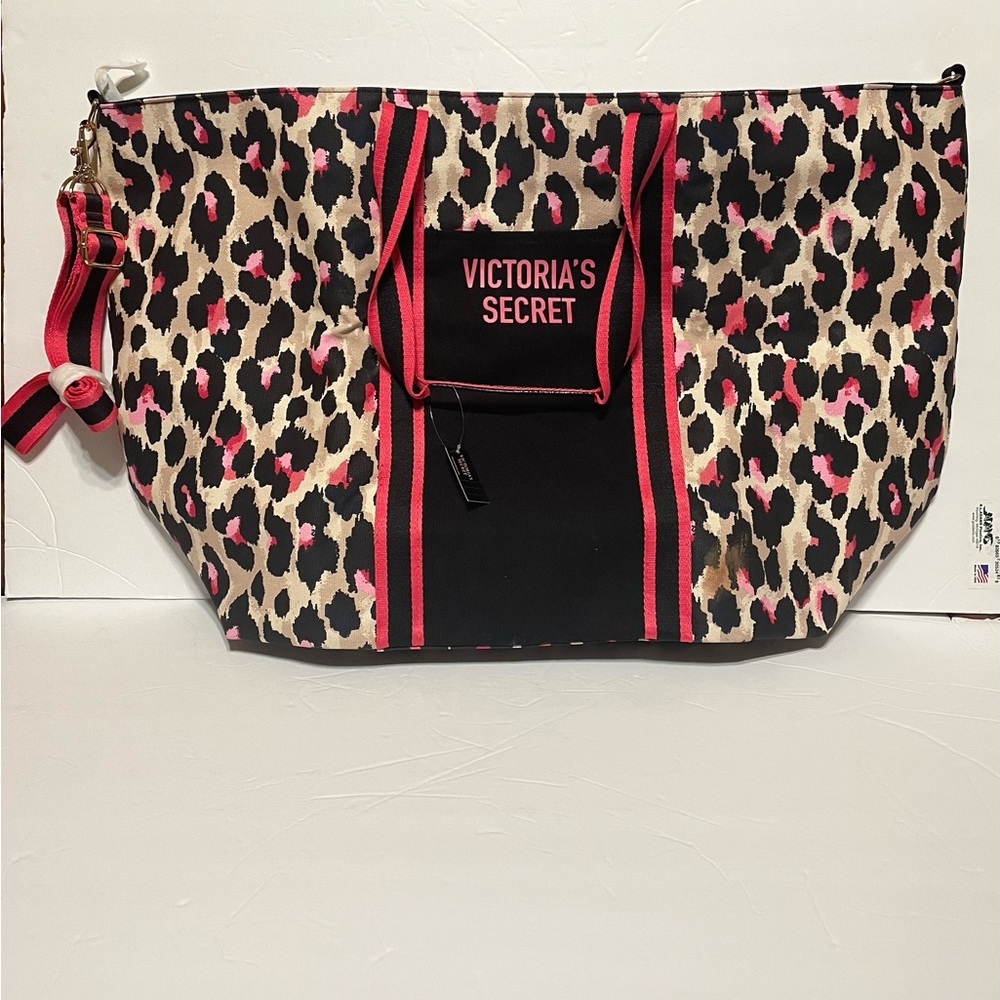 New Victoria’s Secret Cheetah Print Tote Bag
